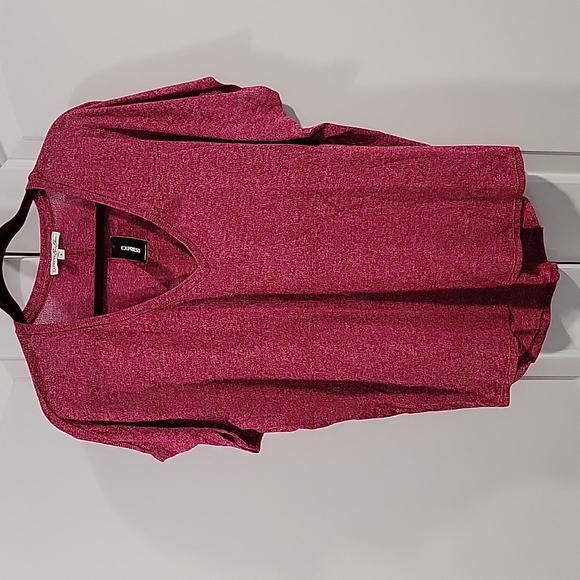 Express One Eleven Heathered Short Sleeve Tee - Picture 3 of 9